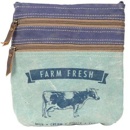 "FARM FRESH" ZIPPER BAG