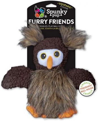 SP FURRY FRIENDS OWL W/SQUEAKER