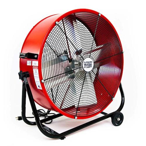 PORTABLE TILT BARREL FAN 24"