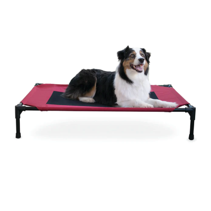 PET COT BARN RED LRG 30X42