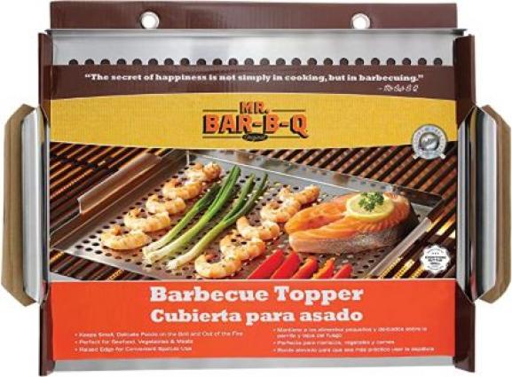 SS BBQ TOPPER 16"X12" 1.2MM