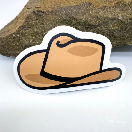 COWBOY HAT STICKER