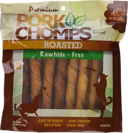 PORK CHOMP ROASTED TWIST 15PK