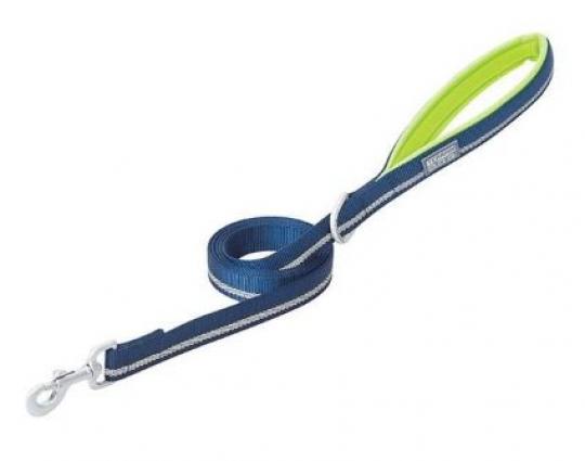 3/4" 6' REFLECTIVE LEASH BLUE