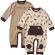 2-PC DEER PRNT COVERALL SET