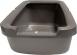 CATIT CAT PAN WITH RIM GREY