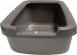 CATIT CAT PAN WITH RIM GREY