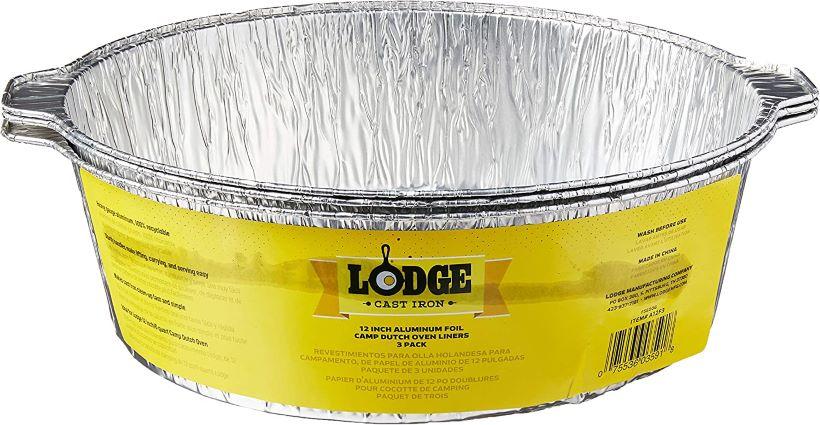 12" FOIL DUTCH OVEN LINER 3PK