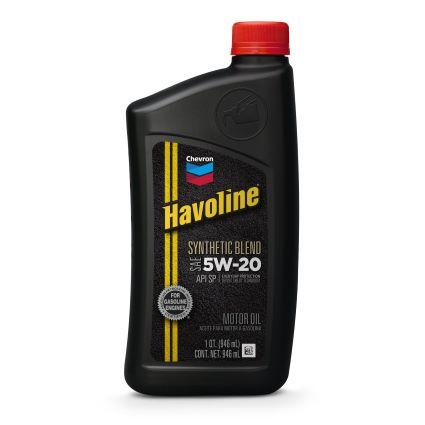 HAVOLINE 5W20 PLASTIC QT