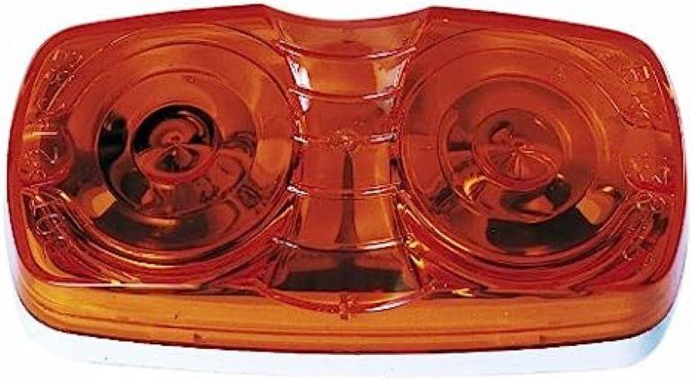 AMBER RECT 2-BULB CLEARANCE