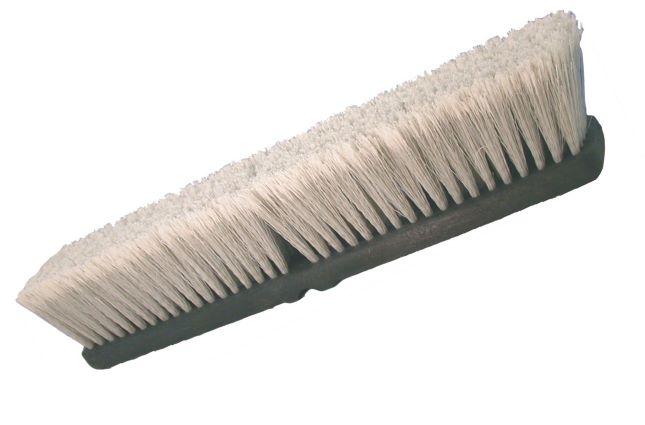 PUSH BROOM HEAD 18" GRAY FLAGGED