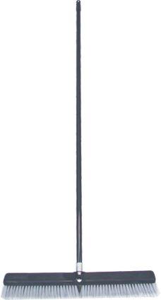 PUSH BROOM W/HANDLE 24" GRAY