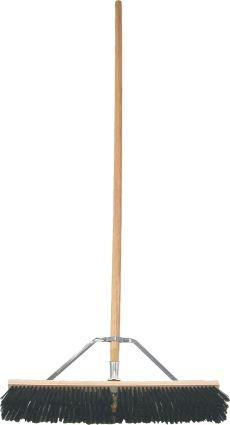 POLY PUSH BROOM W/HANDLE & BRAC