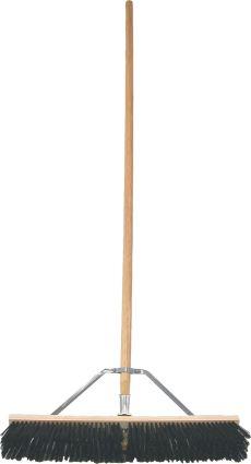 POLY PUSH BROOM W/HANDLE & BRAC