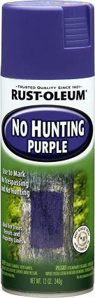 12OZ NO HUNTING PURPLE