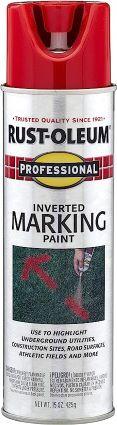 15OZ MARKING PAINT FLT RED ORANG