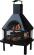 WOOD BURNING OUTDOOR FIREHSE BLK