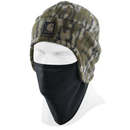 2 IN 1 CAMO FLEECE HAT