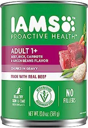 13oz IAMS CHICKEN BEEF VEG GRAVY