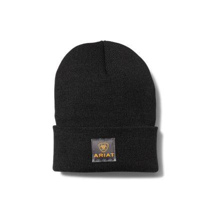MENS REBAR CAP BEANIE BLACK