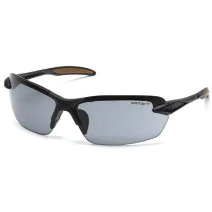 GRAY LENS SAFETY GLASSES BLACK