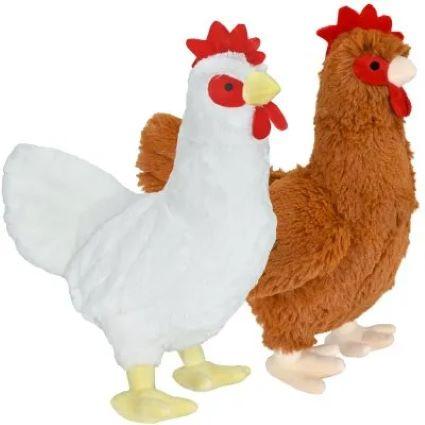 12" PLUSH CHICKEN ASSORTED