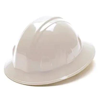 TG WHITE FULL BRIM HARD HAT