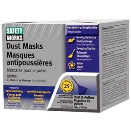 DISPOSABLE DUST MASK 25/BOX