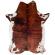 SM FAUX COWHIDE WHITE BELLY RUG