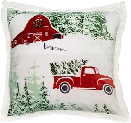 CHRISTMAS PLUSH SHERPA PILLOW