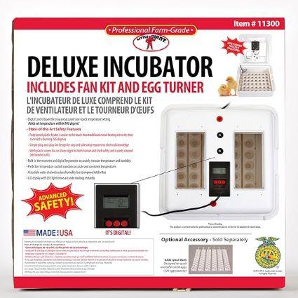 DELUXE INCUBATOR W/EGG TURNER