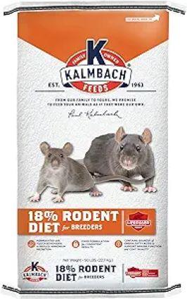 50# KALMBACH 18% RODENT DIET