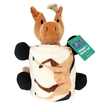 40X50 HUGGER W BLANKET HORSE