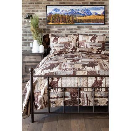 COWBOY QUILT SET QUEEN