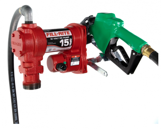 12V W/1"GREEN DIESEL AUTO NOZZLE