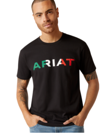 ARIAT VIVA MEXICO TSHIRT BLACK