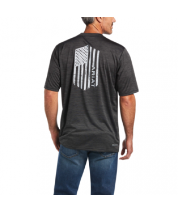 MENS CHARGER VRTCL FLAG CHARCOAL