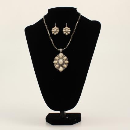 BR NECKLACE EARRING SET BLOSSOM