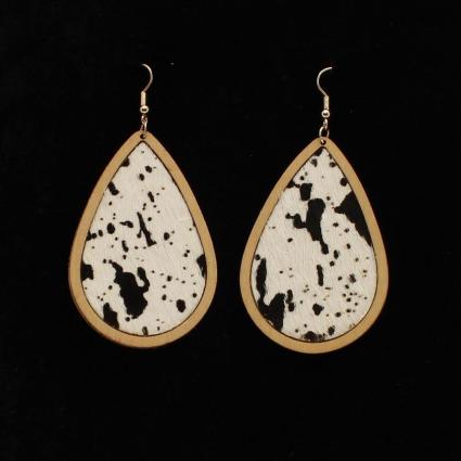 CALF HAIR TD EARRINGS