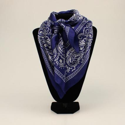 WILD RAG 33X33 BANDANA BLUE