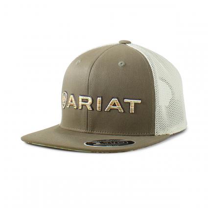 ARIAT MENS LOGO FRONT CAP GREY