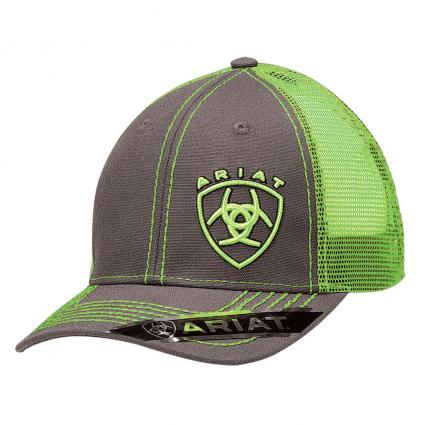 ARIAT MENS SHIELD CAP LIME