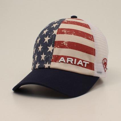 ARIAT LDS DISTRESSED FLAG CAP