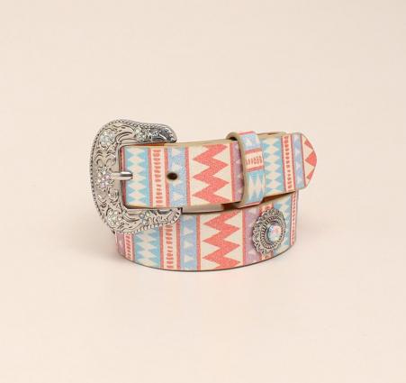 GIRLS GLITTER AZTEC BELT