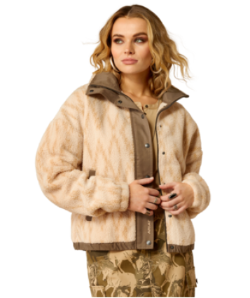 SHERPA BLOCKED SHIRT TONAL SAND