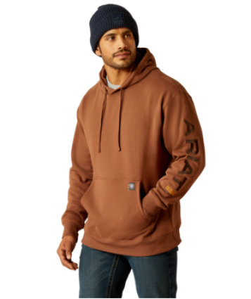 REBAR GRAPHIC HOODIE COFFEE