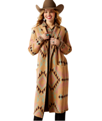 SUNSET CHIC BLANKET COAT SPARK