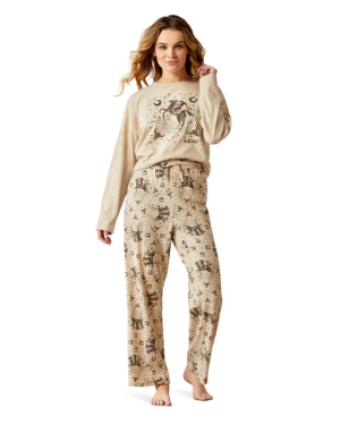 WMS PAJAMA SET COWGIRL