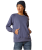 REBAR CROPPED SWEATSHIRT BLUE