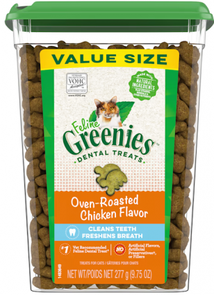 9.75OZ FELINE GREENIES CHICKEN